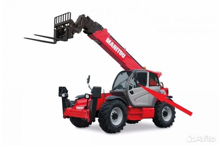 Manitou MT 1840 Стекло дверное левое