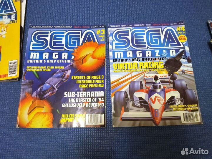 Журнал Sega magazine 94, 95 годы. Официальный