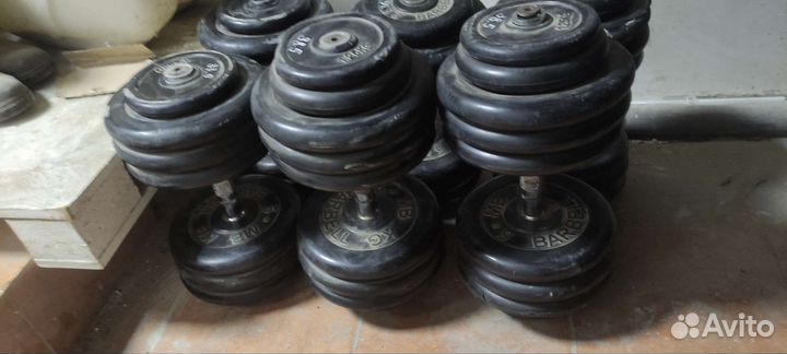 Гантели MB Barbell разборные серии Профи