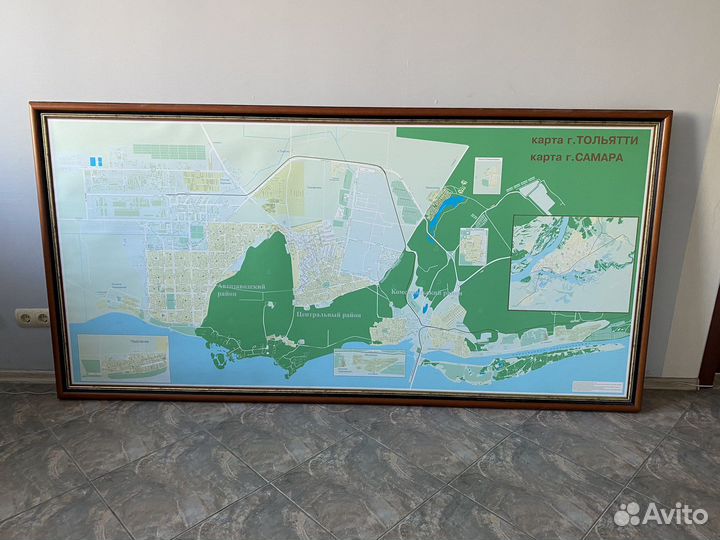 Карта Тольятти