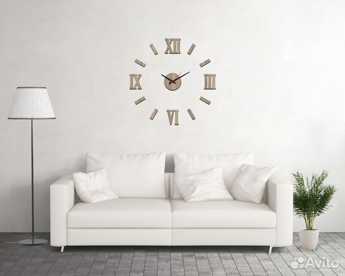 Часы настенные 70-80D рим дуб