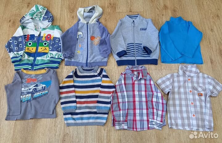 Детские вещи пакетом, одежда 80 86 на мальчика