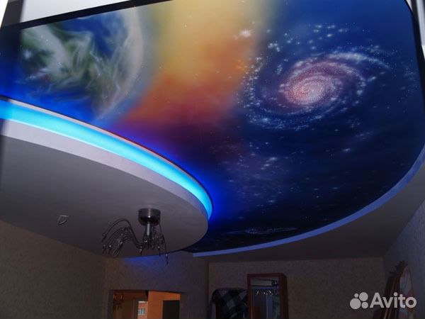 Натяжные потолки звездное небо