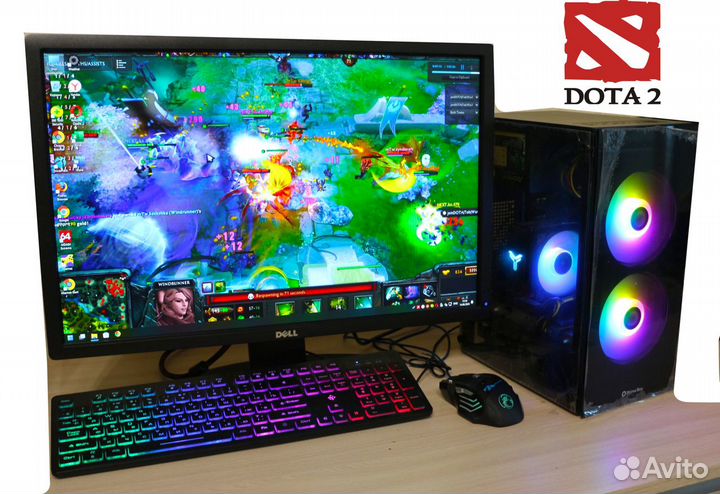 Игровой пк для CS2/Танки/Dota2/DDR4/SSD