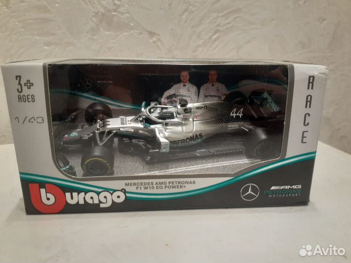 Модель 1:43 Mercedes W10 2019 Hamilton