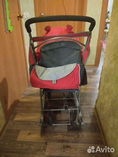 Детские санки коляска ника
