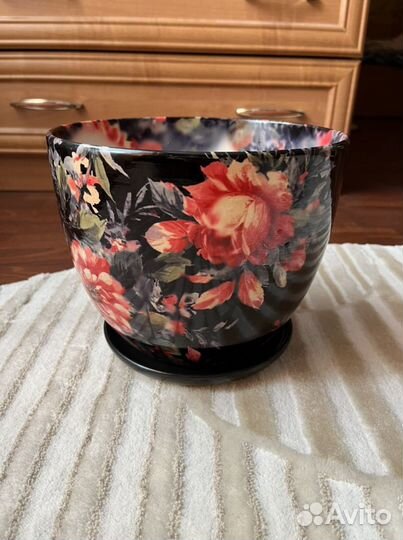 Кашпо керамические