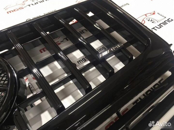 Решетка Мерседес G-Class GT Черная + AMG