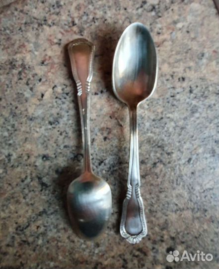 Чайные ложки серебро 925 пробы