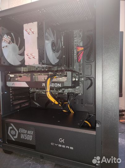 Игровой компьютер Ryzen 5600 RX 6600 16 gb RAM