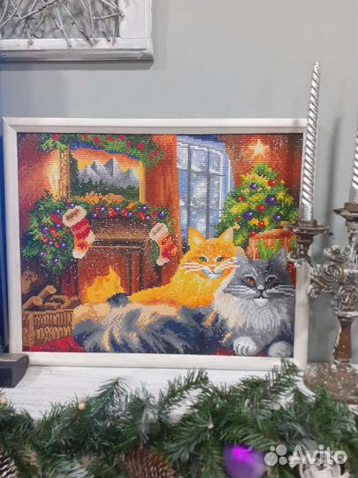 Картина декор новый год