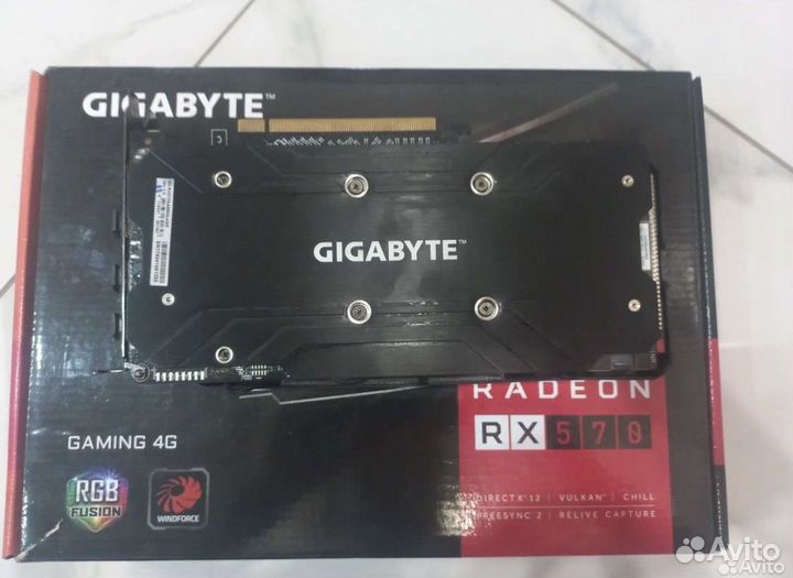 Видеокарта rx 570 4gb