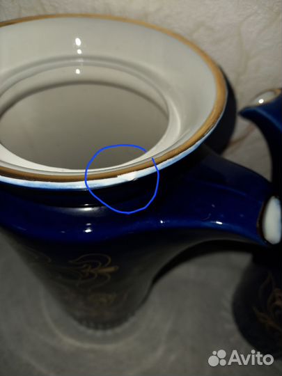Сервиз Бронницы Возрождение кобальт