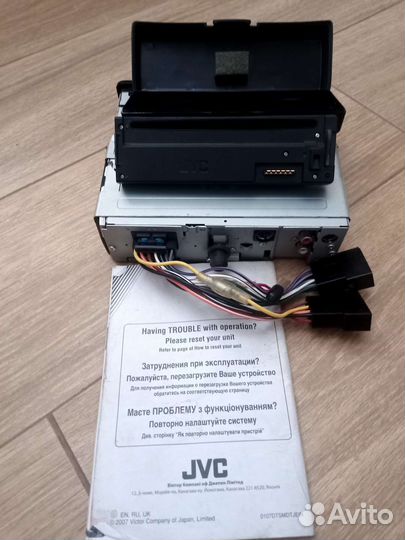 Автомагнитола jvc новая (USB+ пульт)