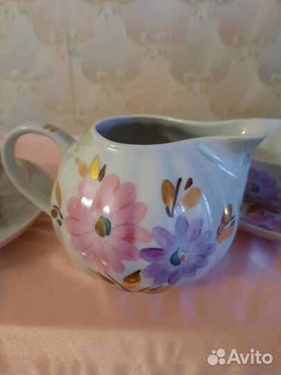 Сливочник,чайные пары Дулево