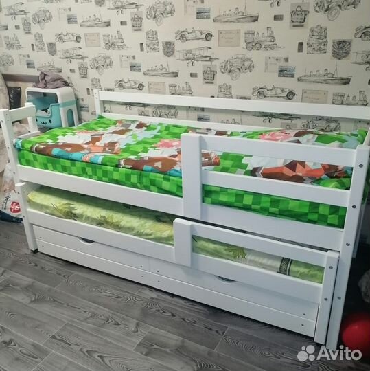 Двухъярусная детская кровать крепче IKEA