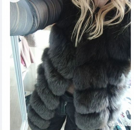 Жилет натуральный мех