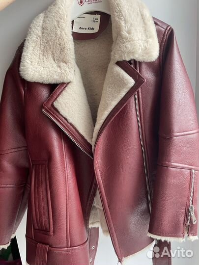 Детская дубленка