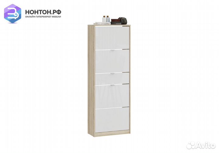 Тумба для обуви Монтана тип 2 ателье дуб сонома