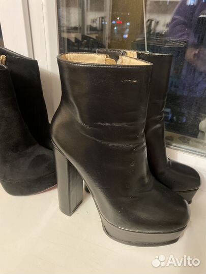 Ботфорты и ботильоны 37 размер пакетом