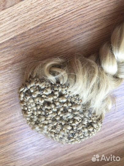 Коса Блонд шиньон