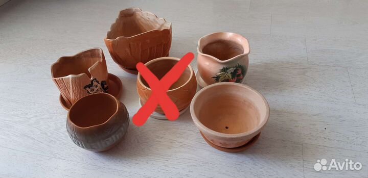 Керамические горшки