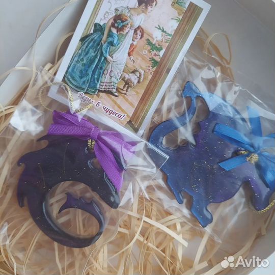 Подарочный набор новогодних игрушек 