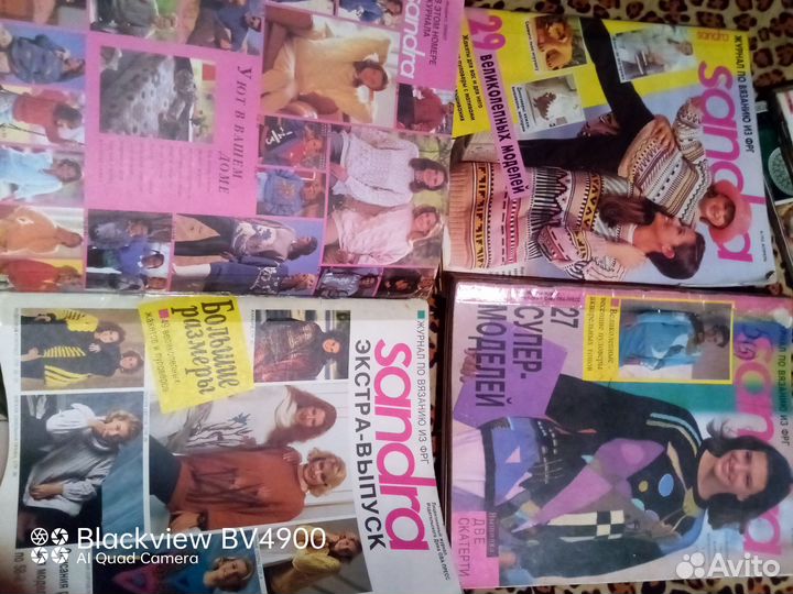 Журнал по вязанию burda, sandra