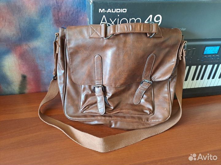 Сумка натуральная кожа коричневая