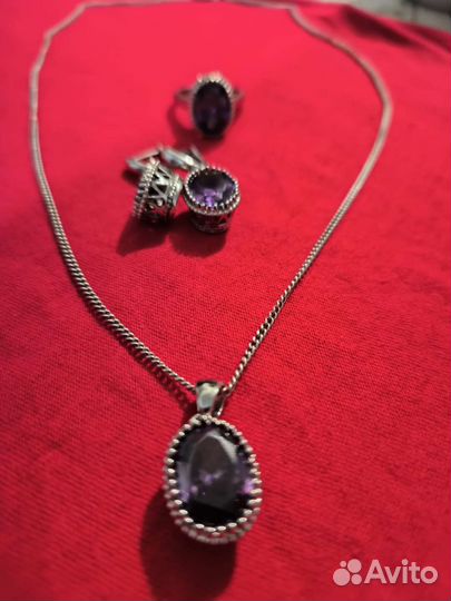 Серебряный комплект