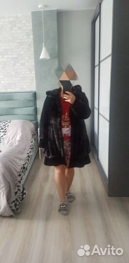 Шуба норковая 42 44 бу