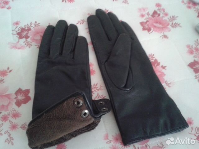 Перчатки кожаные 6.5 размер