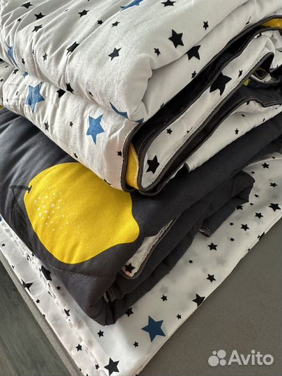 Постельное белье с одеялом 1,5 спальное