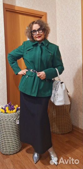 Пальто женское укороченное