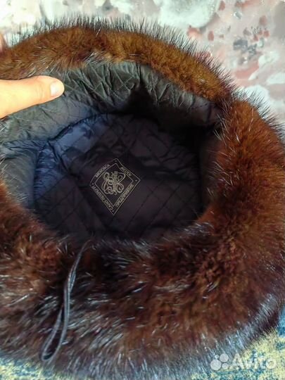 Шапка ушанка норковая