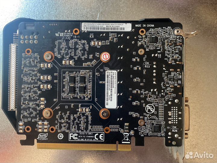 1660 super palit storm x