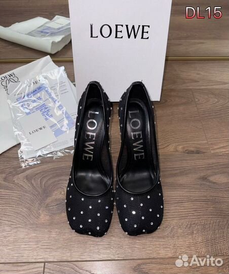 Туфли со стразами Loewe