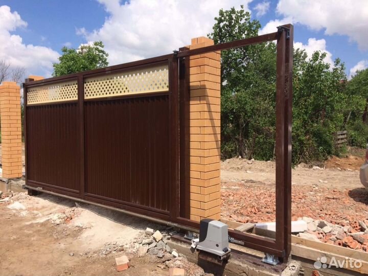 Откатные ворота 