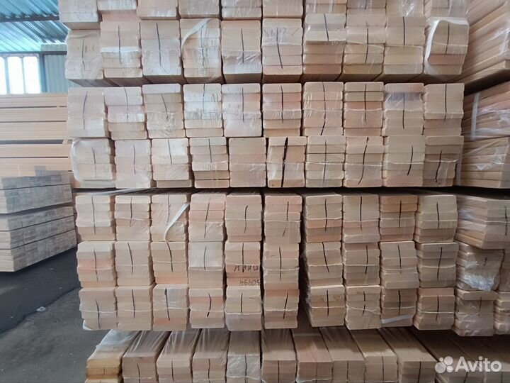 Планкен лиственница 20х90х4м Прима