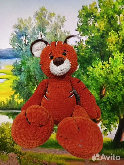 Мягкая игрушка тигренок, тигр