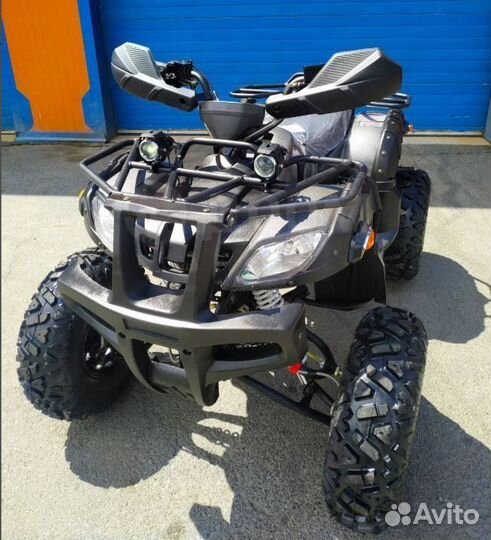 Квадроцикл Grizzly 200cc темно-серый