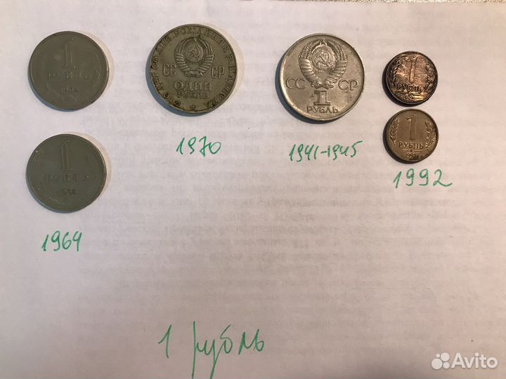 Монеты монетки и купюры СССР и РФ