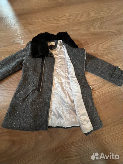 Пальто для девочки 5-7