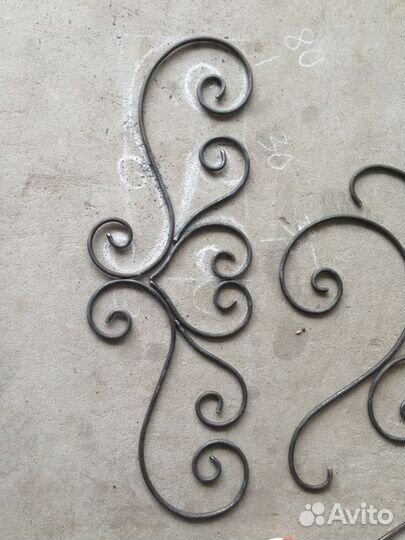 Кованые элементы для забора, ворот, мебели