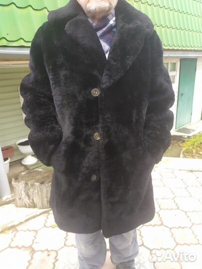 Шуба мужская мутоновая