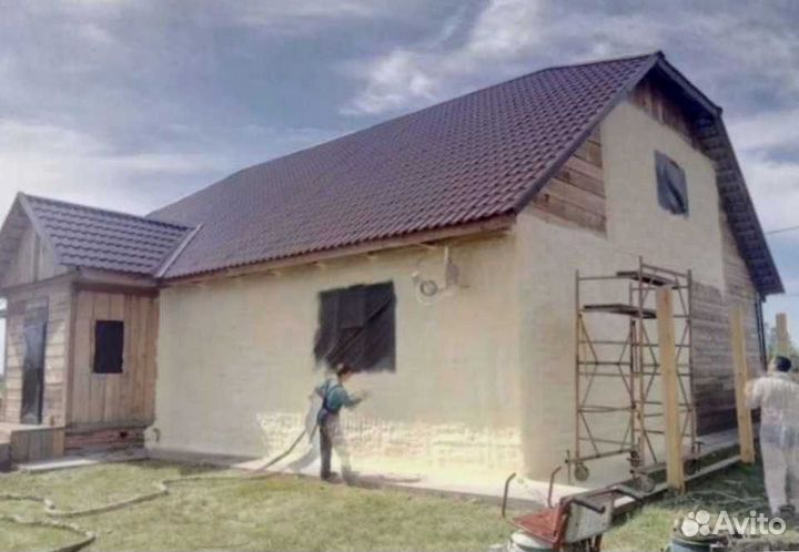 Утепление дома пенополиуретаном (ППУ)