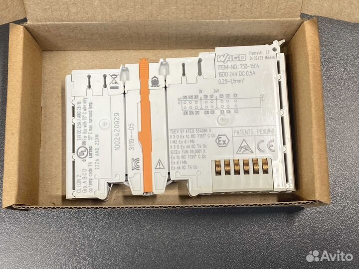 Wago 750-1504 новый, 2 шт