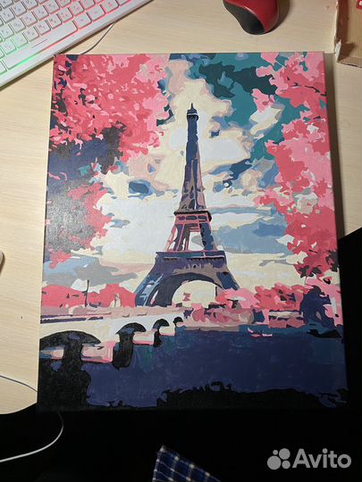 Картина по номерам готовая