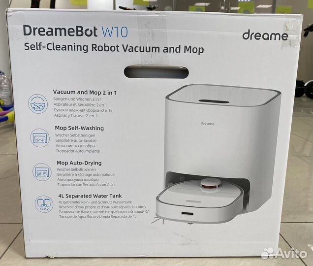 Робот пылесос Dreame Bot W10