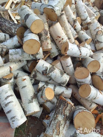 Дрова березовые колотые можно тюльками